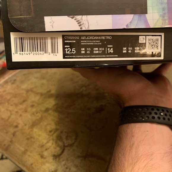 Jordan Retro 6 “Georgetown” DEADSTOCK RARE SIZE - Picture 15 of 15